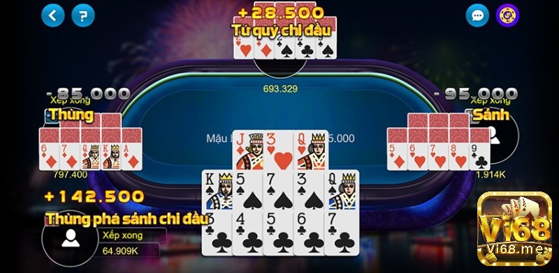 Thành thạo các quy tắc xếp bài là chìa khóa giúp anh em dễ dàng thắng lớn trong game bài này
