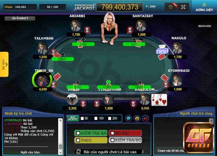 Các biến thể dùng trong cách chơi poker trực tuyến
