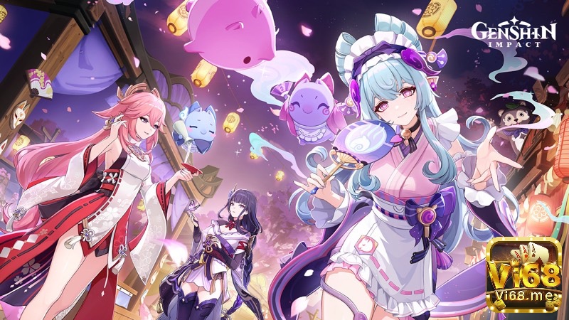 Genshin Impact: Game RPG với đồ họa anime đẹp mắt và thế giới mở rộng lớn, mang đến trải nghiệm khám phá Teyvat